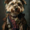 Canvas schilderij van Yorkshire Terrier 100x150 cm