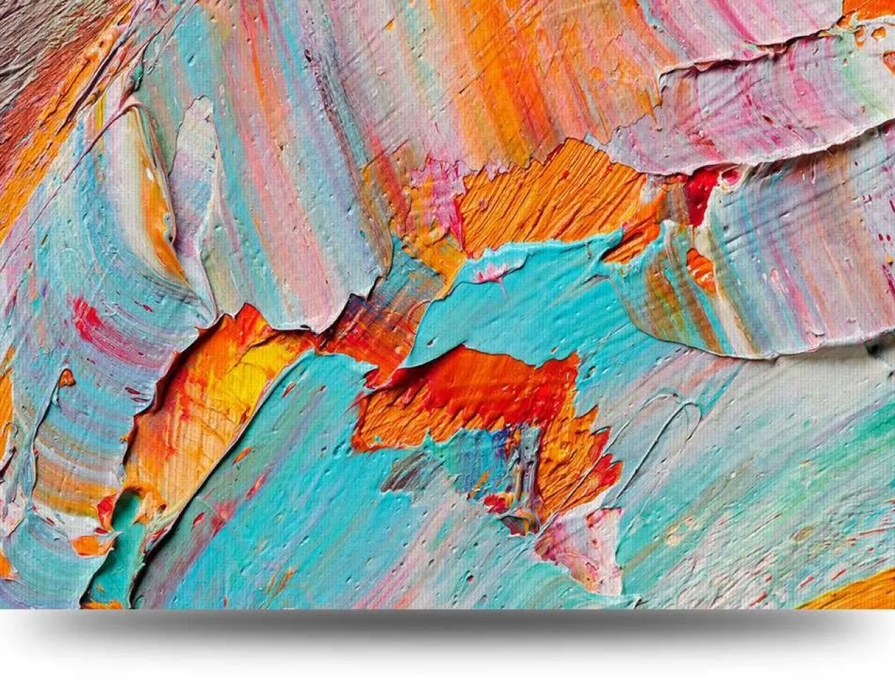 Canvas schilderij Verf 200 x 100 cm