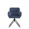 Caroline draaistoel blauw