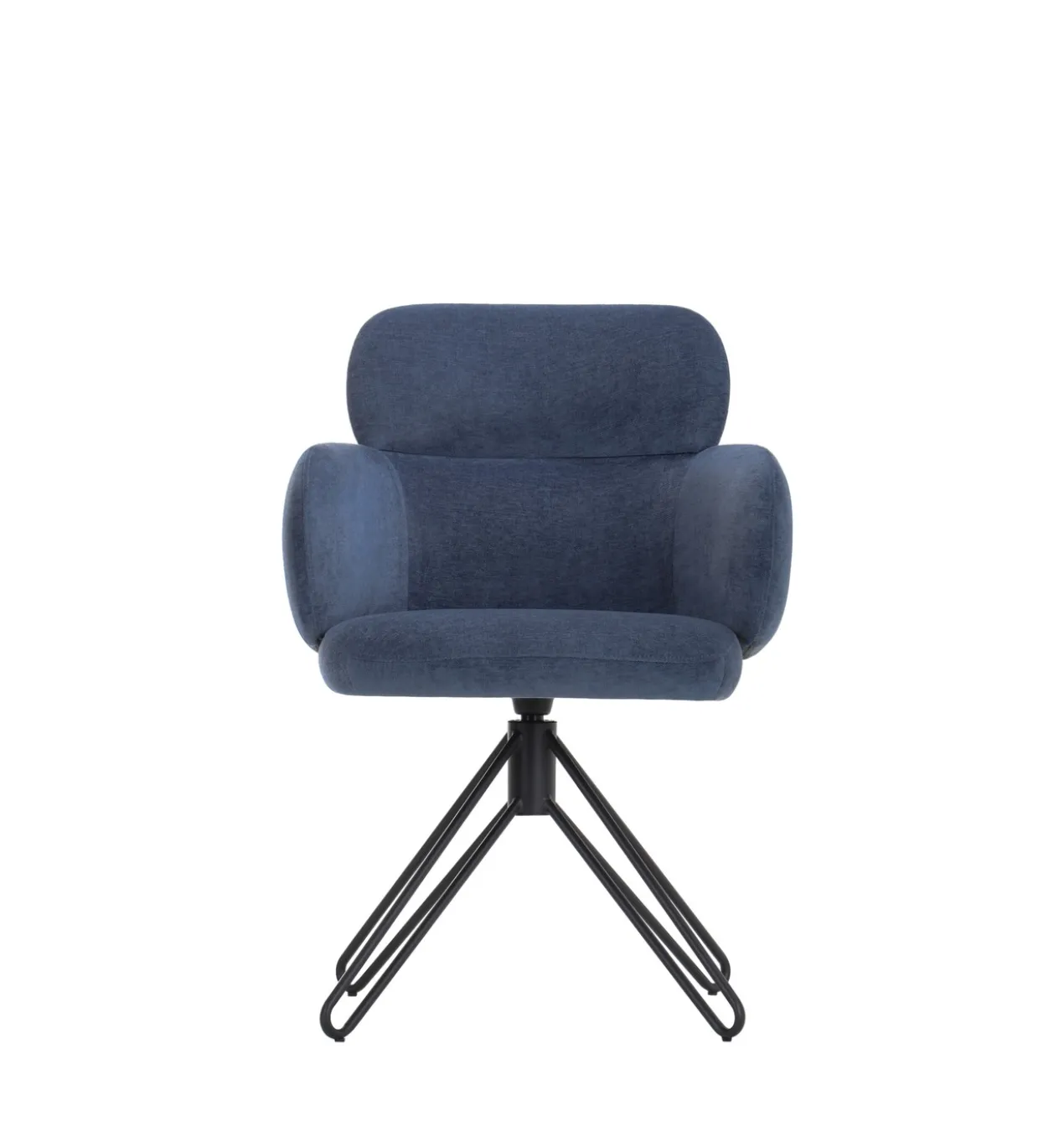 Caroline draaistoel blauw