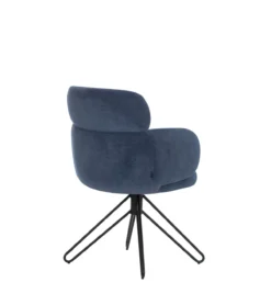 Caroline draaistoel blauw