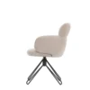Caroline draaistoel stof beige
