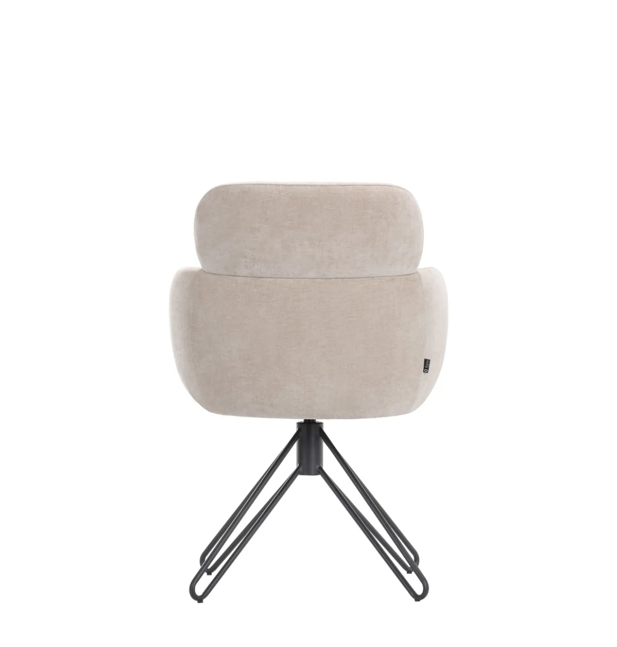 Caroline draaistoel stof beige