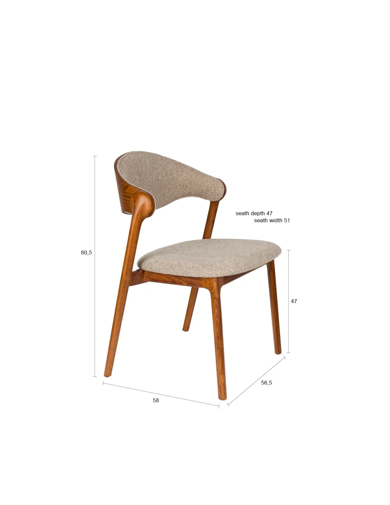 Chair babington walnut