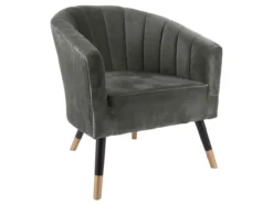 Chair Royal velvet taupe grey