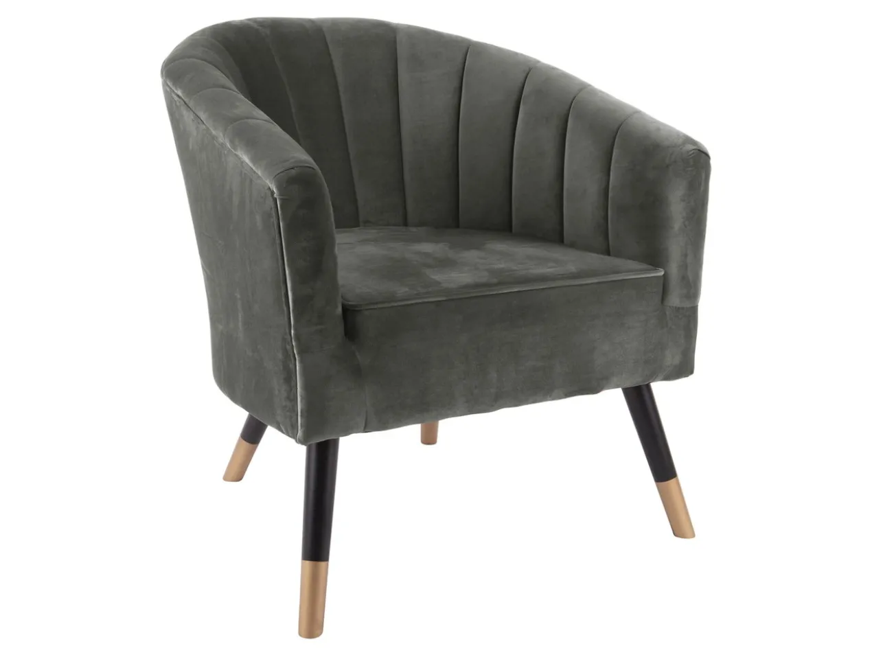 Chair Royal velvet taupe grey