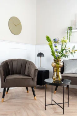 Chair Royal velvet taupe grey