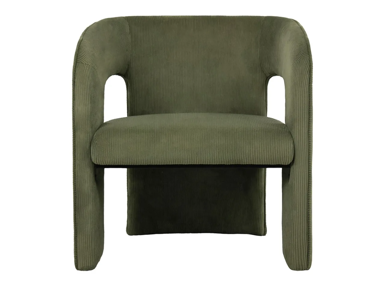 Chair Vigor corduroy moss green