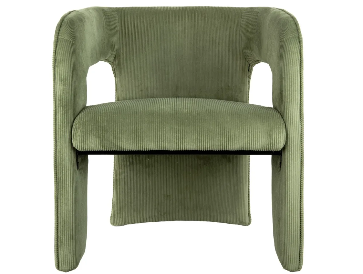 Chair Vigor corduroy moss green
