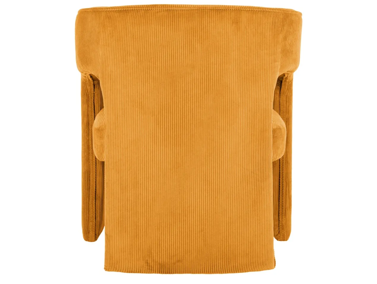 Chair Vigor corduroy ochre yellow