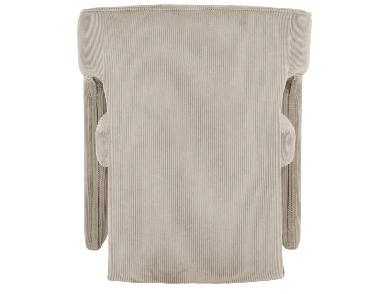 Chair Vigor corduroy warm grey
