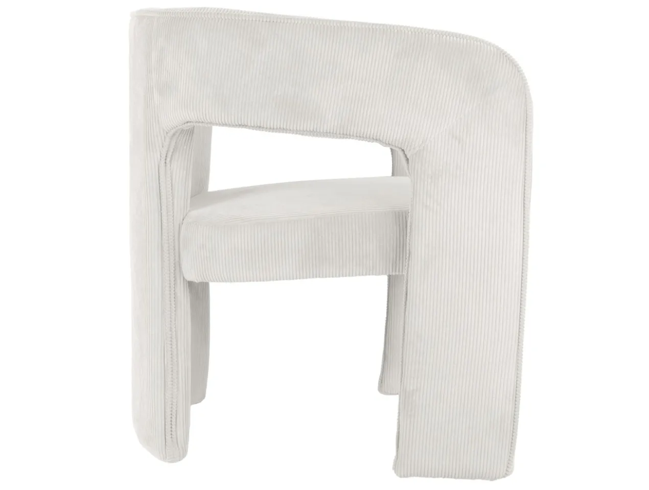 Chair Vigor corduroy white