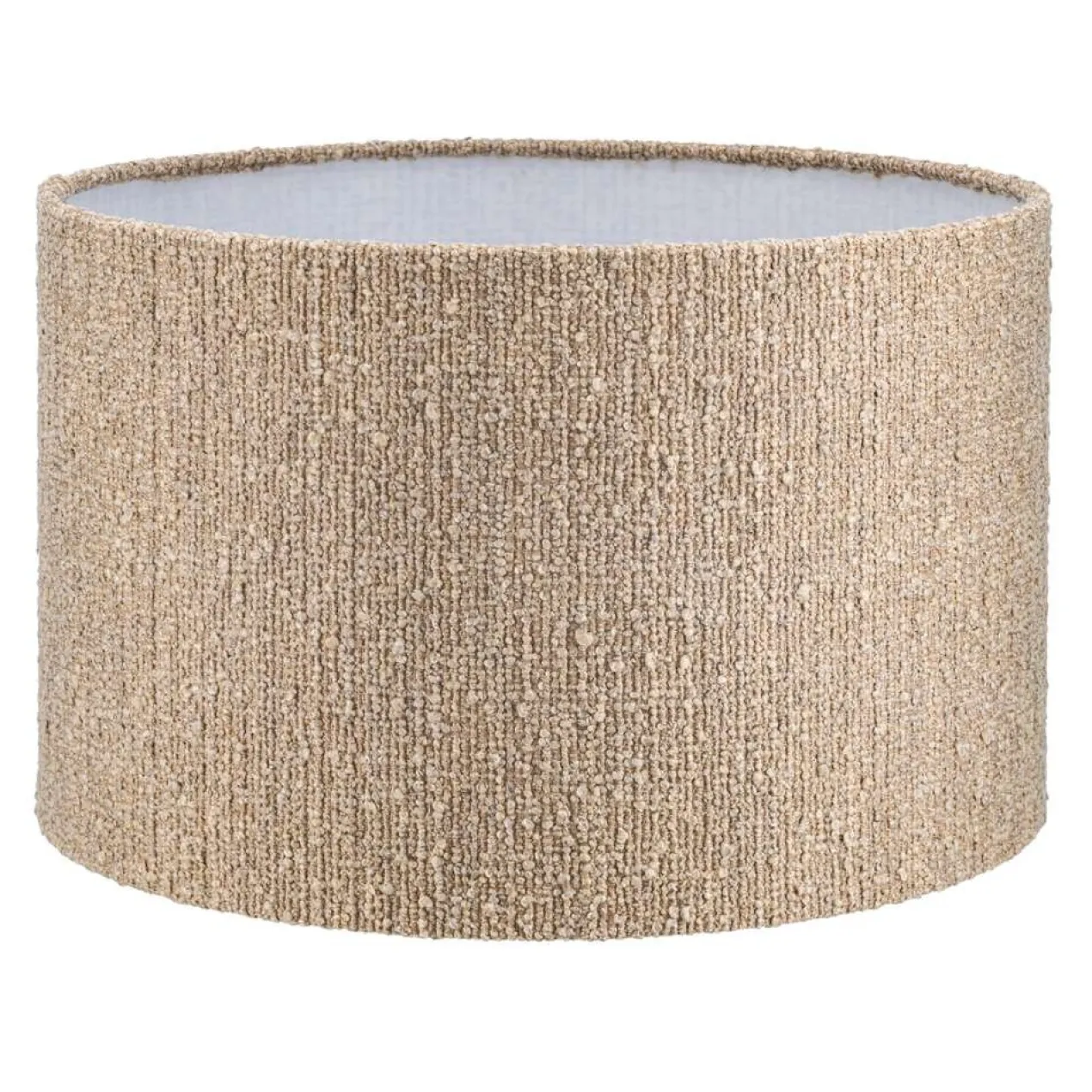 Cilinder 25x25x16cm Aspen bouclé beige