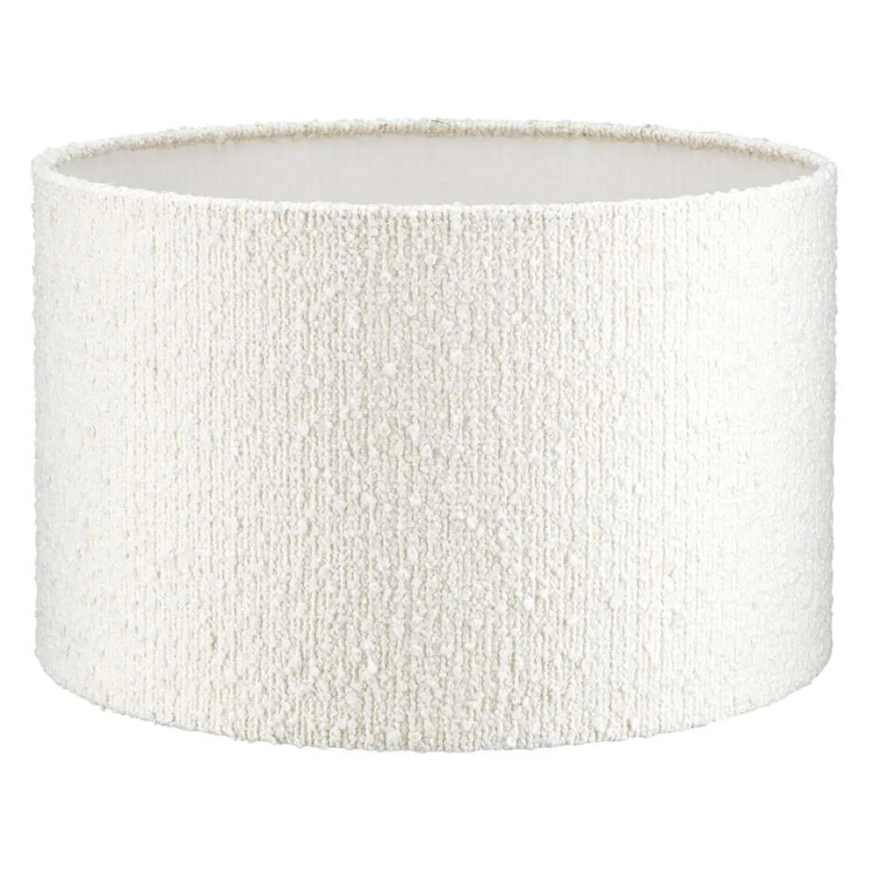 Cilinder 35x35x22cm Aspen bouclé blanc