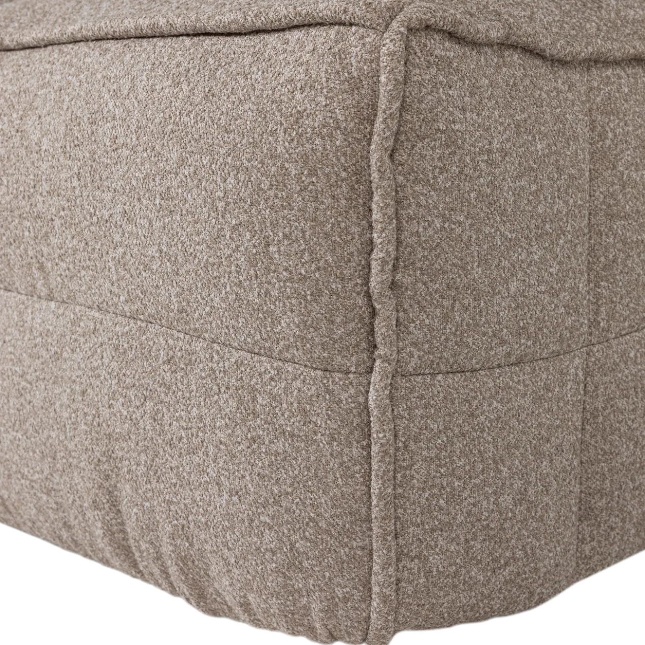 Cluster hocker boucle khaki bruin