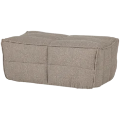 Cluster hocker boucle khaki bruin