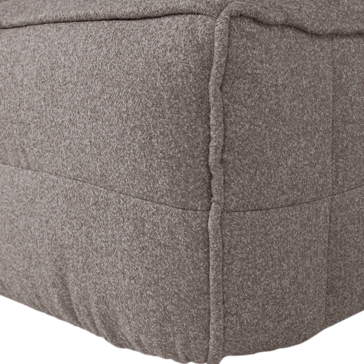 Cluster hocker boucle middenbruin