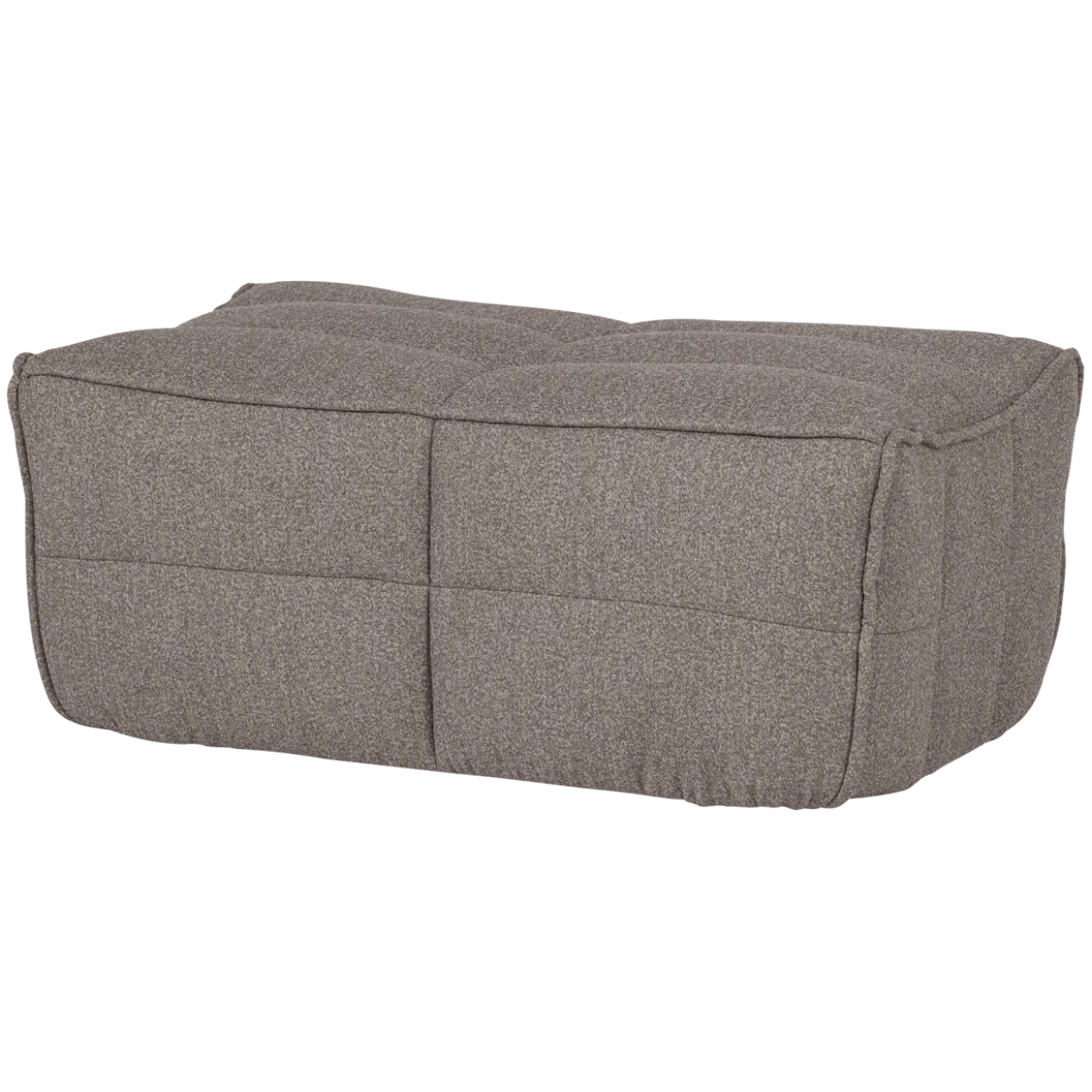 Cluster hocker boucle middenbruin