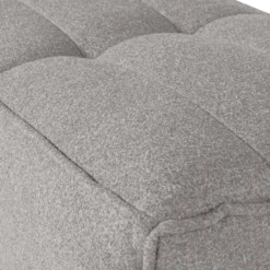 Cluster hocker boucle warm grijs