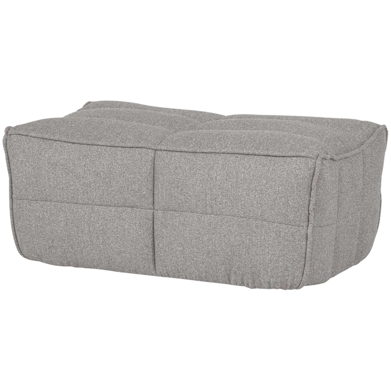 Cluster hocker boucle warm grijs