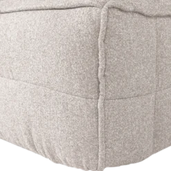 Cluster hocker boucle zand beige