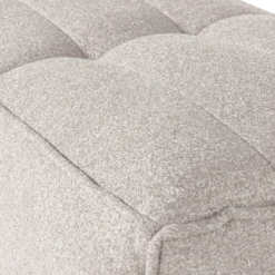 Cluster hocker boucle zand beige