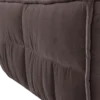 Cluster hocker velvet chocolade bruin