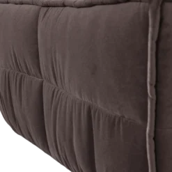 Cluster hocker velvet chocolade bruin