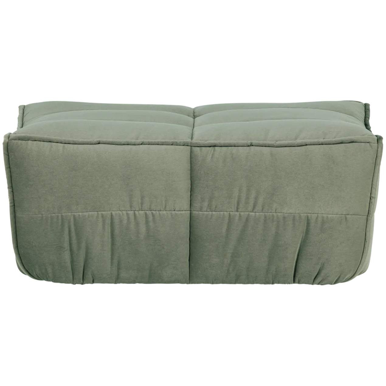 Cluster hocker velvet pistache groen