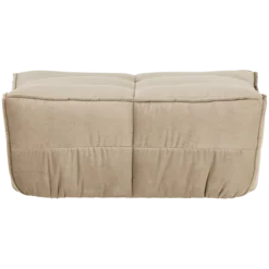 Cluster hocker velvet zacht beige