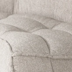 Cluster hoekelement boucle zand beige