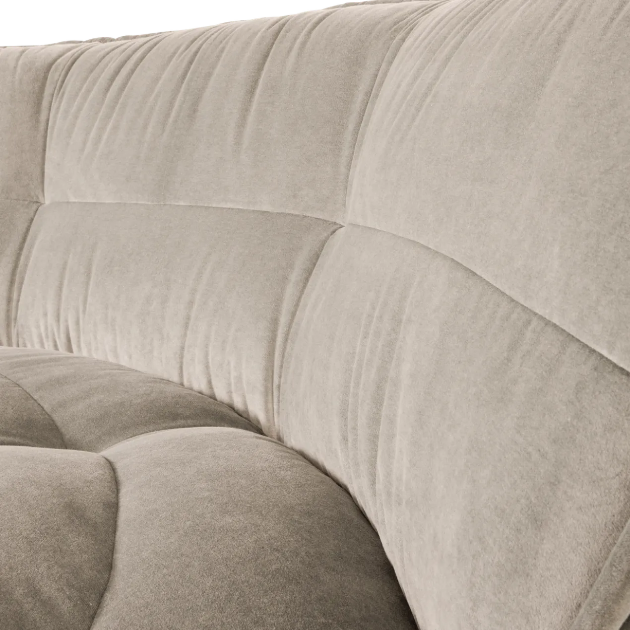 Cluster hoekelement velvet warm taupe