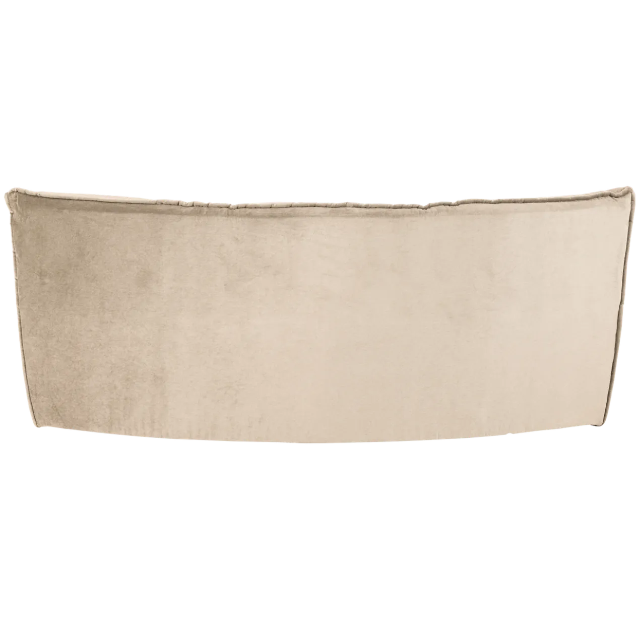 Cluster hoekelement velvet zacht beige