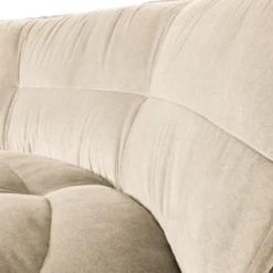 Cluster hoekelement velvet zacht beige