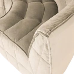 Cluster hoekelement velvet zacht beige