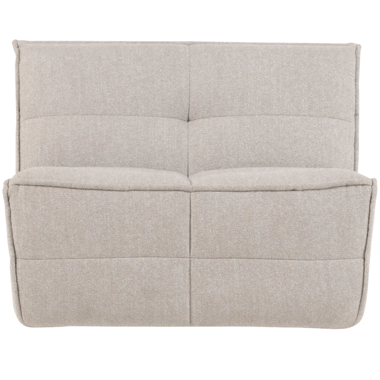 Cluster 1-zits element boucle zand beige