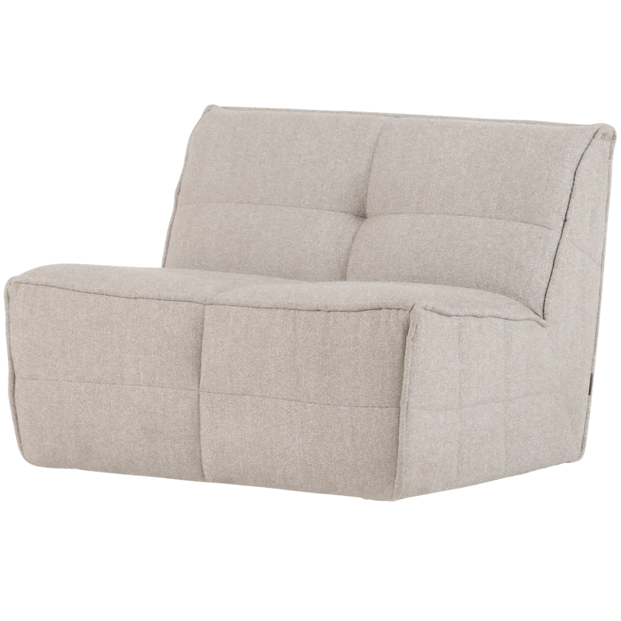Cluster 1-zits element boucle zand beige