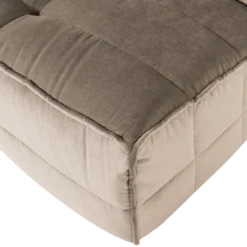 Cluster 1-zits element velvet warm taupe