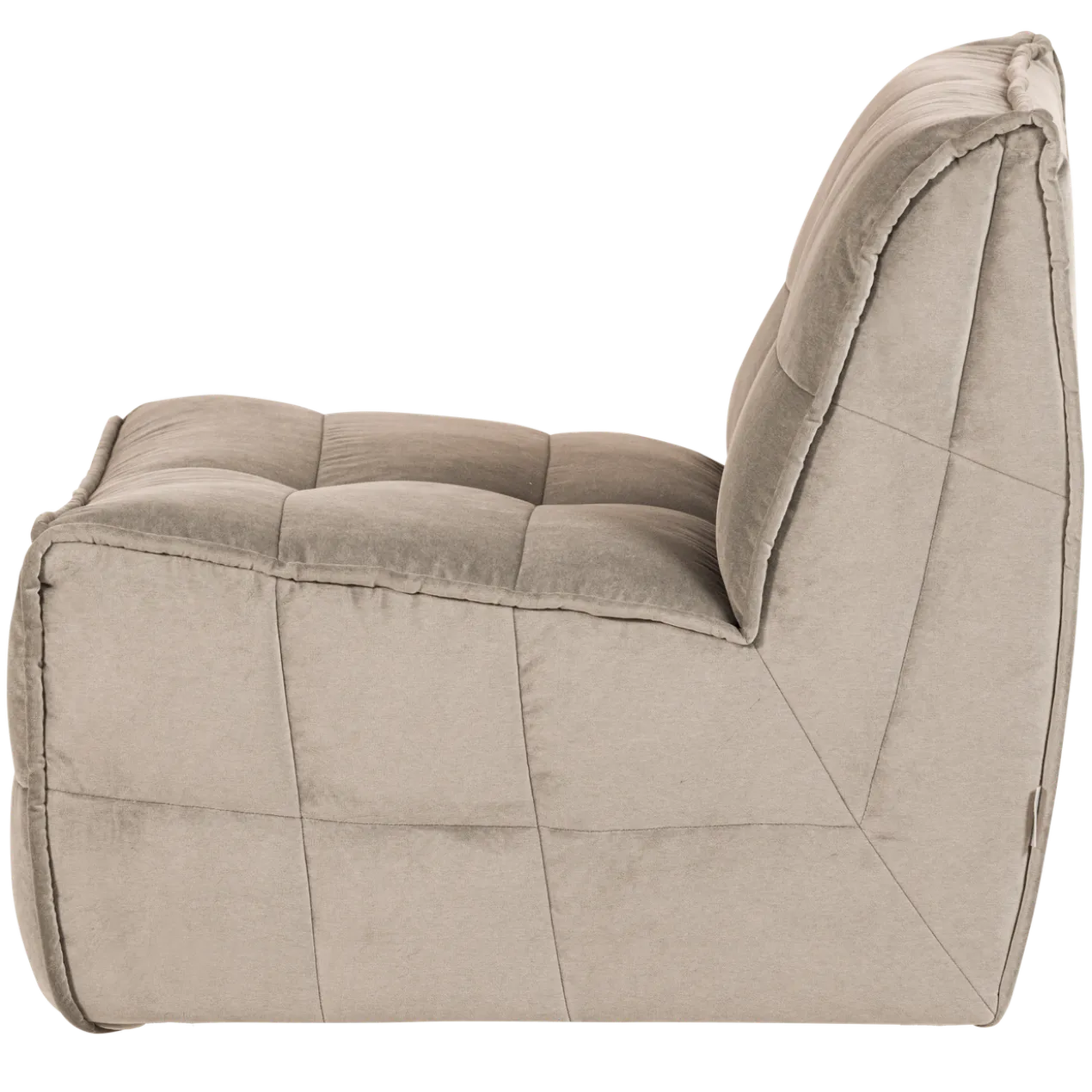 Cluster 1-zits element velvet warm taupe