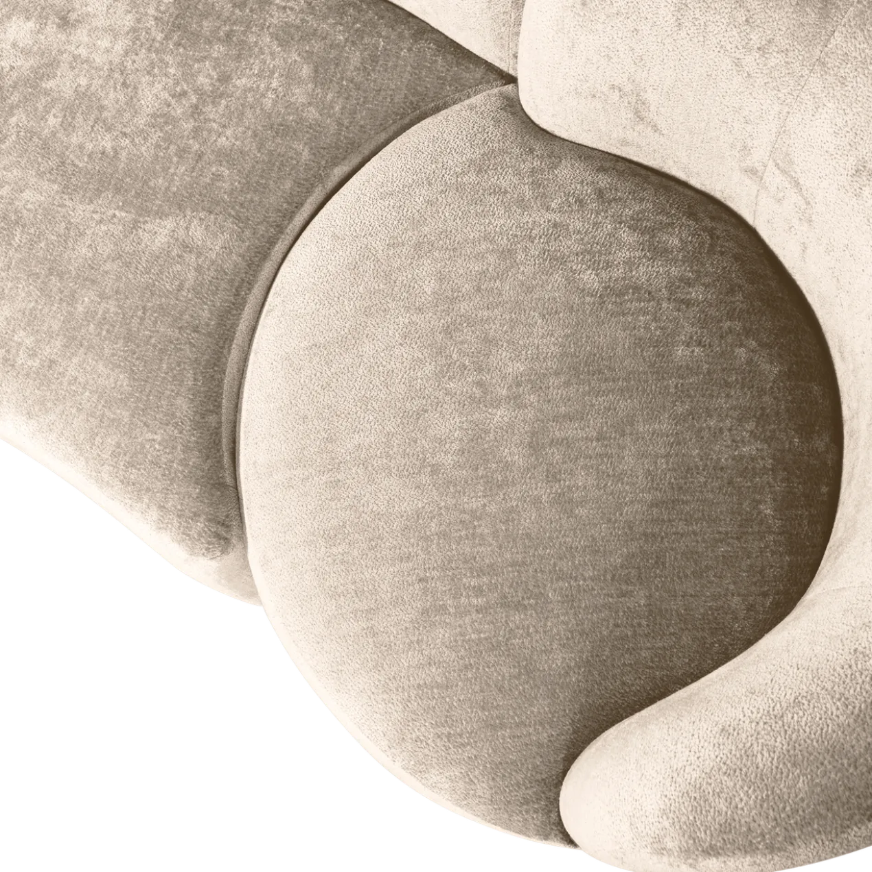 Combi-popular: bankje + fauteuils naturel