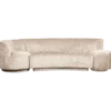 Combi-popular: bankje + fauteuil + poef naturel