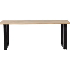 Combi-tablo: eiken 200x90 & u-poot [fsc]
