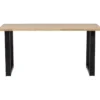 Combi-tablo: eiken 180x90 & u-poot [fsc]