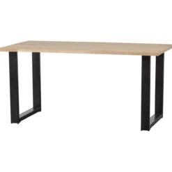 Combi-tablo: eiken 180x90 & u-poot [fsc]
