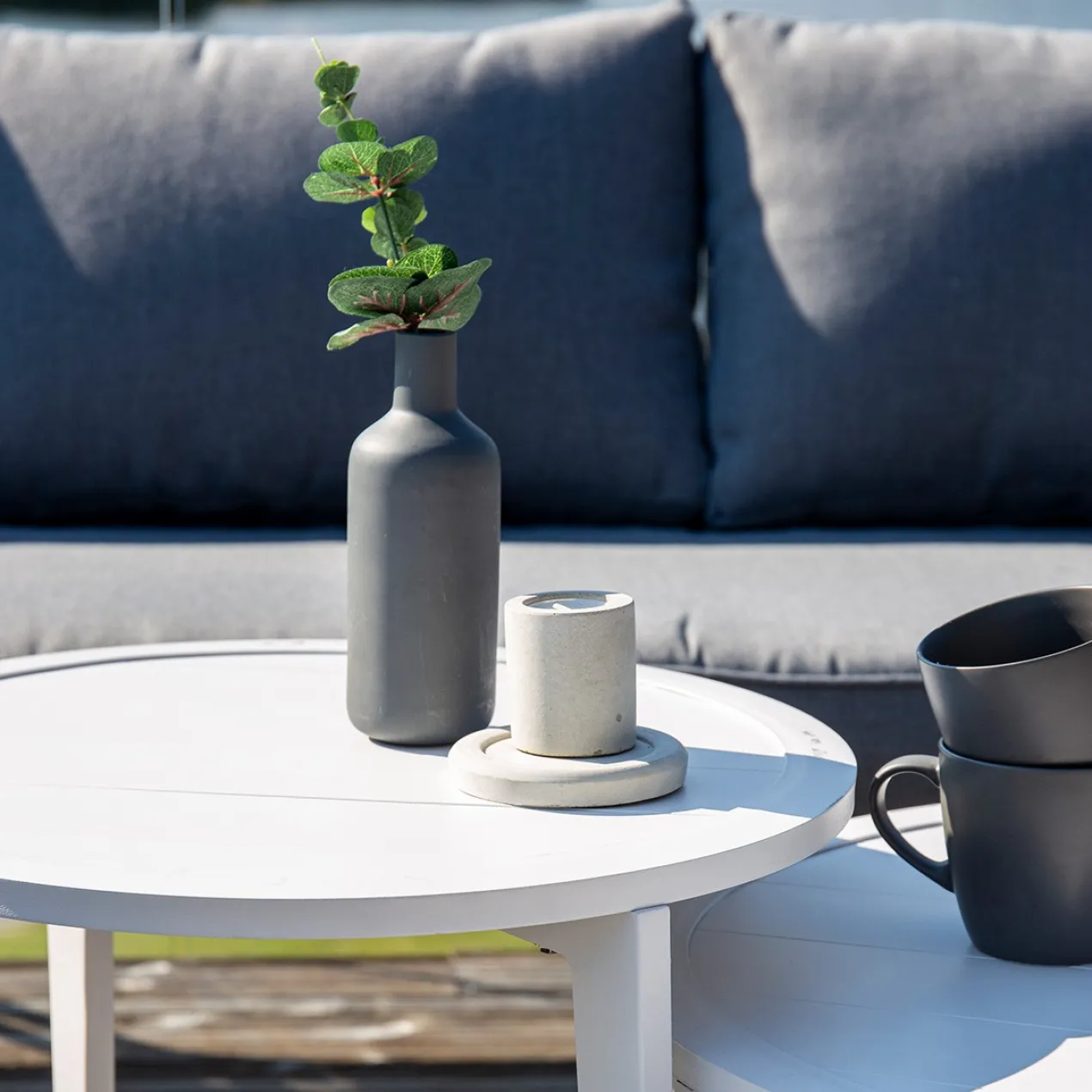 Complete 6-persoons tuinset Hanne met 3 tafeltjes