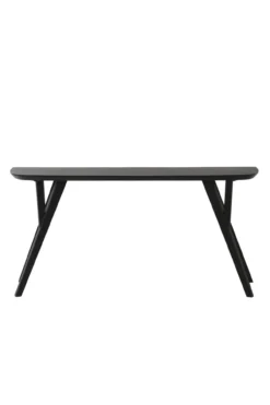Console acacia wood matt black
