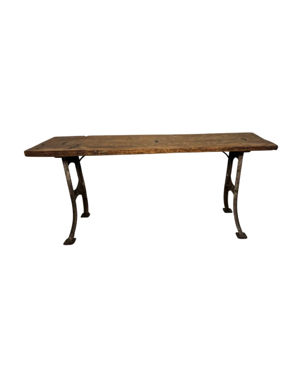Console met metalen H poten