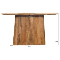Console Salvo 140 cm naturel