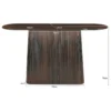Console Salvo 140 cm walnut