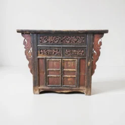 Console snijwerk naturel uniek